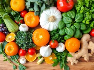 Fructe și legume proaspete pentru întărirea imunității.