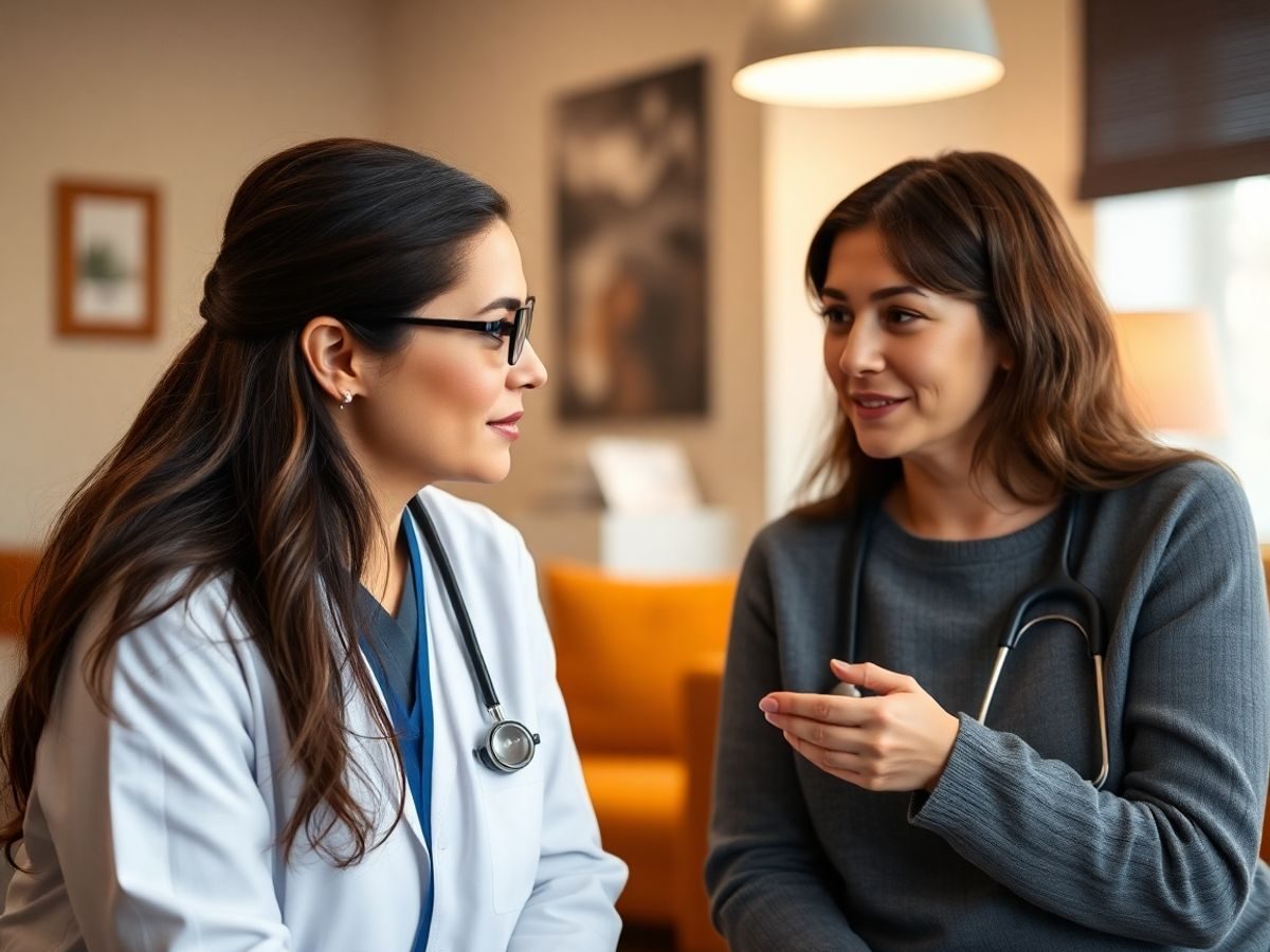 Medicul și pacientul discutând despre gestionarea bolilor cronice.