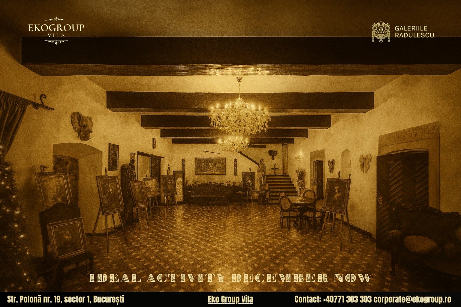 Zile libere decembrie: O călătorie în timp în universul Crăciunului anilor ’30 la Eko Group Vila