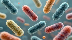 Microbiomul influențând deciziile zilnice.